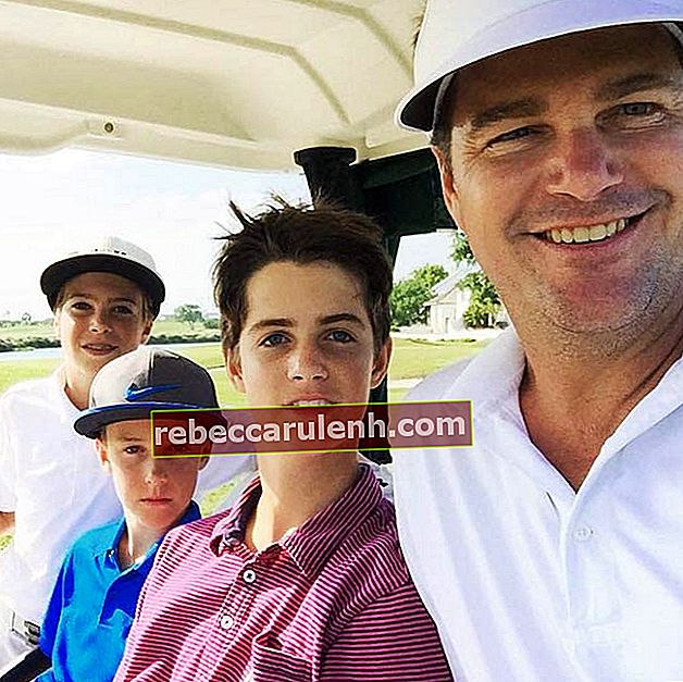 Chris O'Donnell avec ses enfants en avril 2016