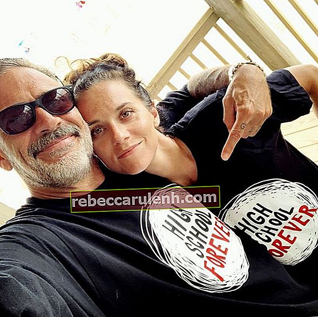 Hilarie avec son mari Jeffrey Dean Morgan en août 2019