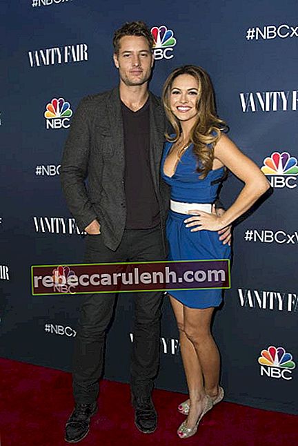 Джъстин Хартли и Кришел Стауз в NBC и Vanity Fair Toast през ноември 2016 г.