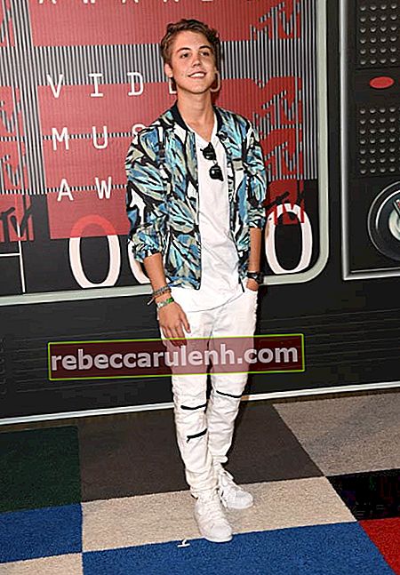 Матю Еспиноса на наградите MTV Video Music Awards за 2015 г.