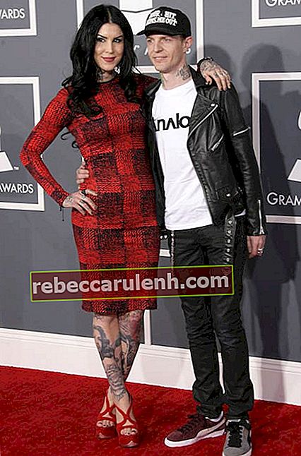Kat Von D mit Ex-Freund Joel Zimmerman / Deadmau5 bei den 55. Grammy Awards 2013