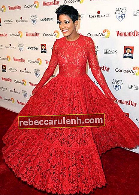 Tamron Hall à la 14e cérémonie annuelle de remise des prix de la robe rouge de la journée de la femme en février 2017