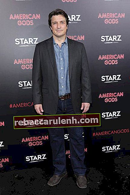 Натан Филлион на премьере сериала "Американские боги Starz" в апреле 2017 года