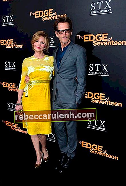 Кевин Бейкън и Кира Седжуик на премиерата в Лос Анджелис на „The Edge of Seventeen“ през ноември 2016 г.