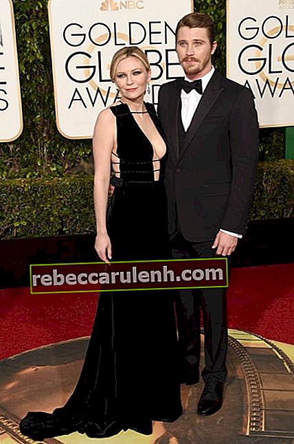Garrett Hedlund i Kirsten Dunst na Złotych Globach 2016