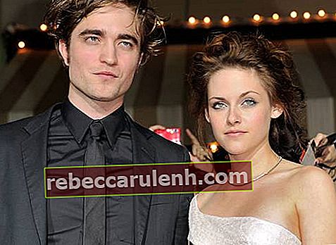 Robert Pattinson avec sa petite amie Kristen Stewart