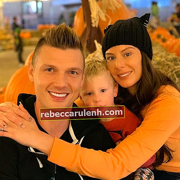 Nick Carter mit seiner Familie im Oktober 2018
