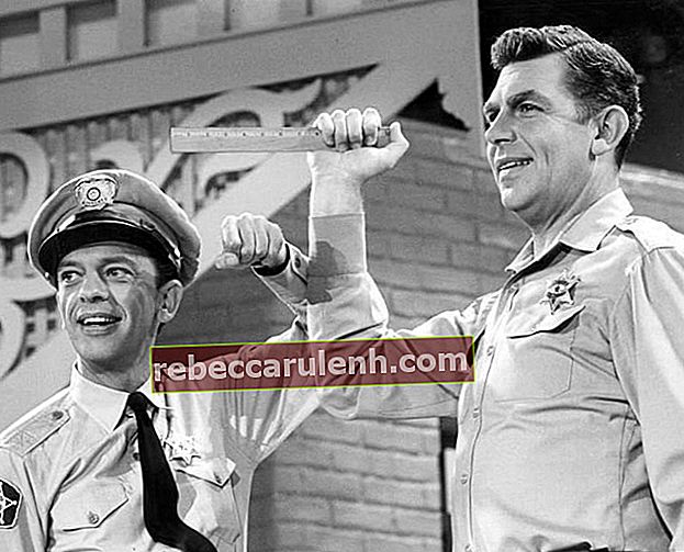 Andy Griffith (z prawej) i Don Knotts z programu telewizyjnego Jima Naborsa