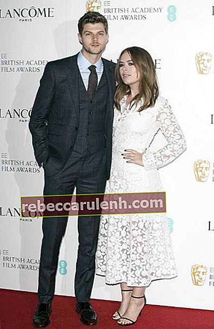 Таня Бёрр и Джим Чепмен на вечеринке номинантов Lancome BAFTA в феврале 2016 года.