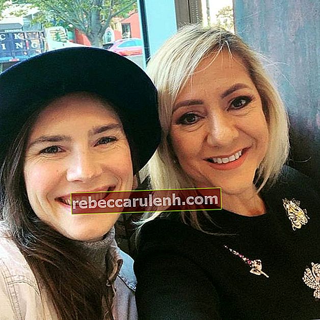 Amanda posiert mit Lorena Gallo im November 2019