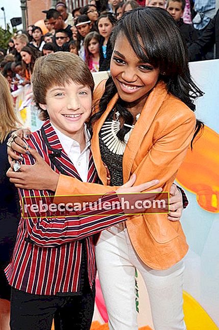 Jake Short e China Anne McClain alla 25a edizione dei Kids Choice Awards di Nickelodeon tenutasi nel 2012