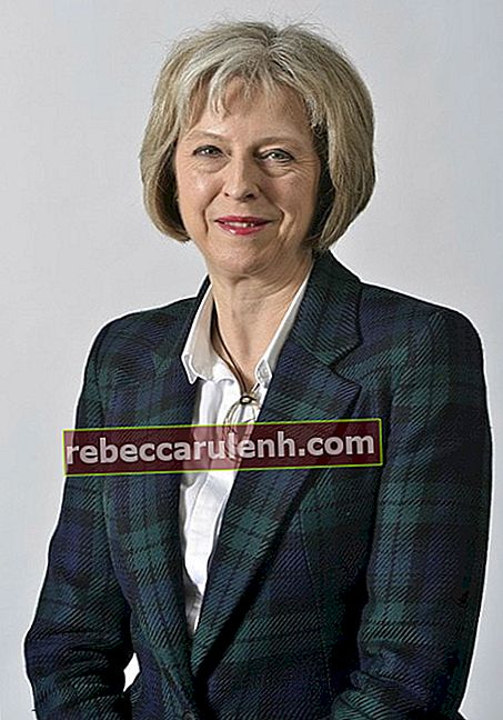 Theresa May wie im Mai 2015 gesehen