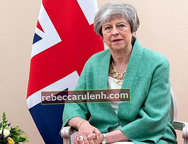 Theresa May vue en juin 2019