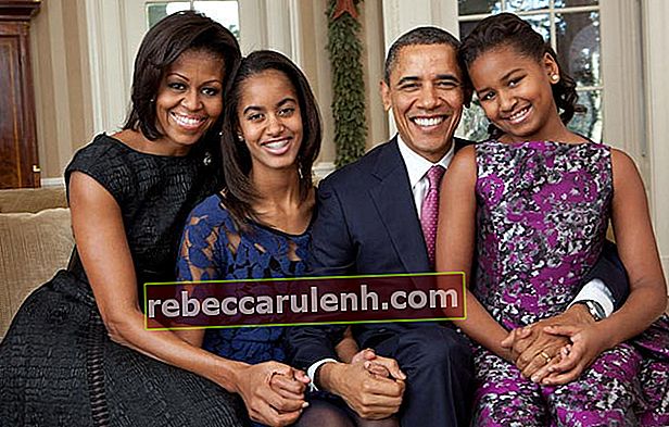 Michelle Obama, Barack Obama et leurs 2 filles