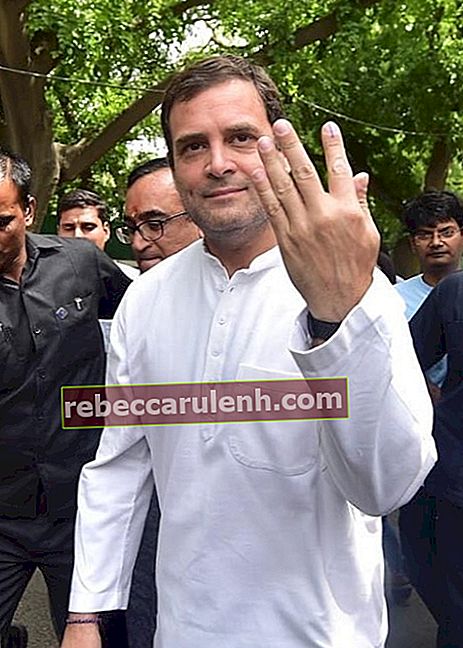 Rahul Gandhi come si vede in una foto scattata a maggio 2019