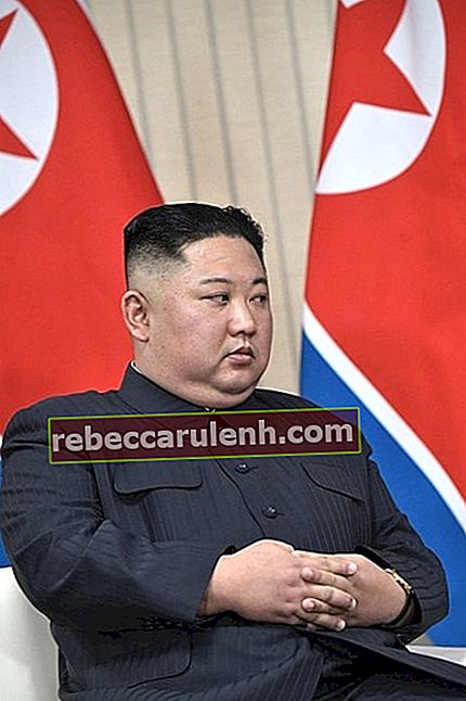 Kim Jong-un während einer Konferenz im April 2019