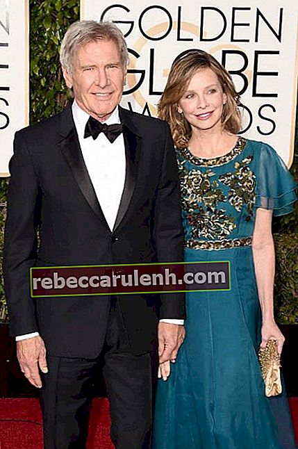 Харисън Форд и Калиста Флокхарт на 73-те годишни награди "Златен глобус" през януари 2016 г.
