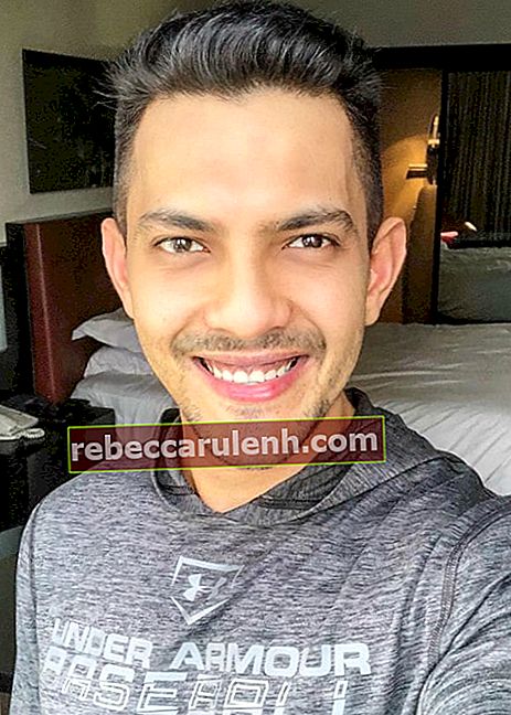 Aditya Narayan dans un selfie Instagram en juillet 2018