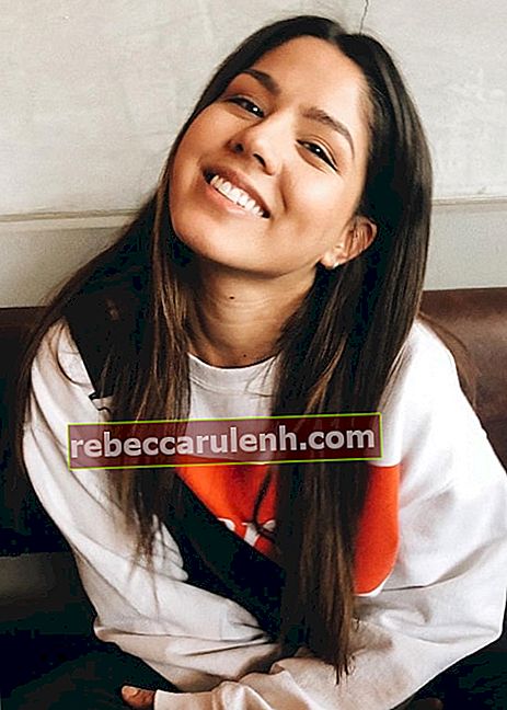 Megan Batoon dans une photo tout sourire en mai 2018