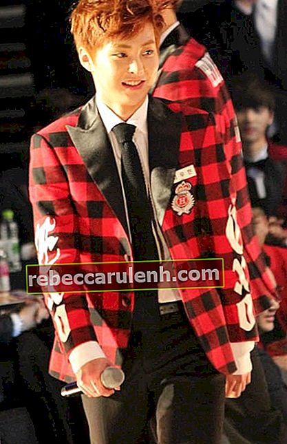 Xiumin aux Seoul Music Awards en janvier 2014