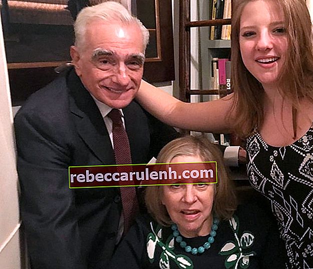 Martin Scorsese avec sa famille en août 2018
