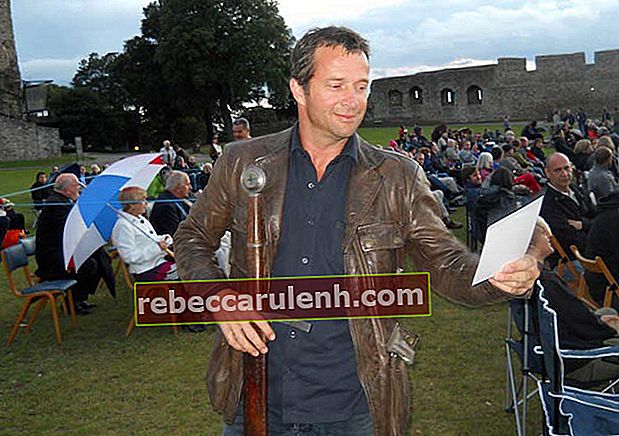 Джеймс Пурфой по време на прожекцията на Ironclad в замъка Рочестър през 2011 г.
