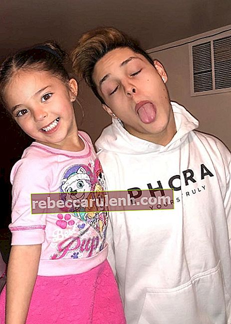 Christopher Romero, jak widać podczas pozowania do uroczego zdjęcia u boku swojej młodszej siostry, Isabel Romero, w styczniu 2018 roku