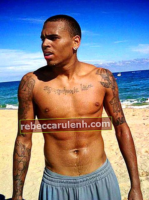 Chris Brown Körper ohne Hemd