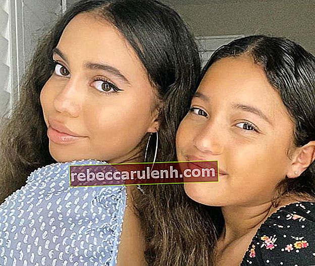 Bella Blu (à droite) avec sa sœur vue en décembre 2019