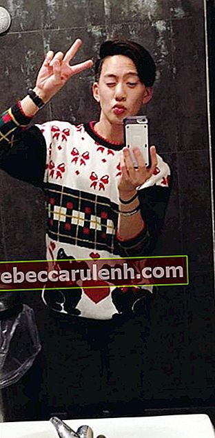 Justin Rod dans un selfie miroir en décembre 2016