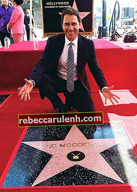 Eric McCormack au Hollywood Walk of Fame en septembre 2018