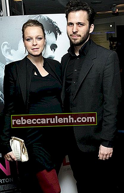 Samantha Morton e Harry Holm durante la proiezione di gala "Control".