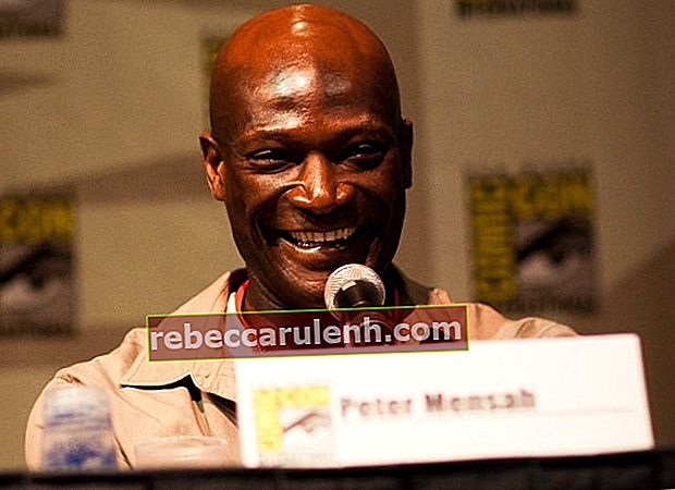 Peter Mensah visto mentre parlava al Comic-Con 2009 per il lancio di Spartacus nel luglio 2009