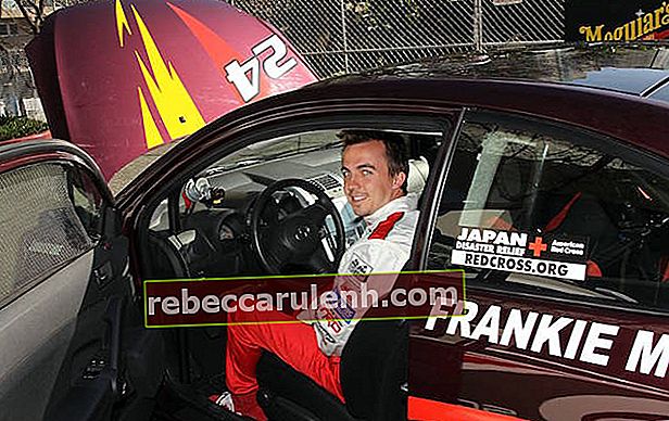 Франки Муниз като шофьор на автомобилни състезания