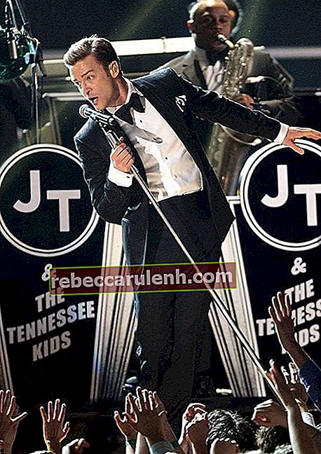 Justin Timberlake während der Grammys 2013
