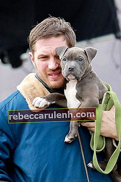 Том Харди с собакой Максом