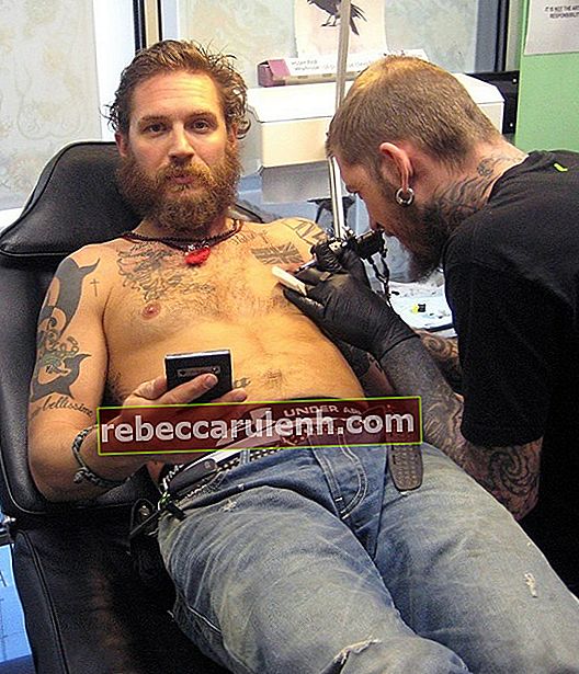 Tom Hardy ha tatuato il corpo