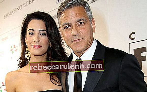 Амал Аламудин и Джордж Клуни присъстват на гала гала на Celebrity Fight Night, празнувайки Celebrity Fight Night в Италия.