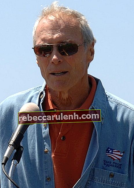 Clint Eastwood visto a Boekel, in Olanda, nel maggio 2005