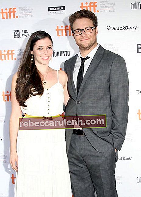 Seth Rogen und Lauren Miller beim Toronto International Film Festival im September 2011