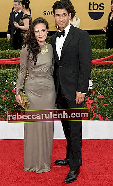 Lara Pulver et Raza Jaffrey aux Screen Actors Guild Awards 2015 à Los Angeles