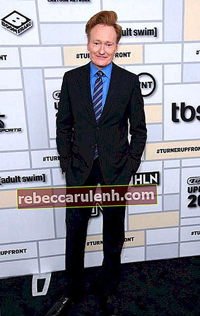 Conan O'Brien na imprezie Turner Upfront w maju 2015