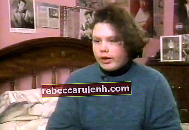 Robin Christensen-Roussimoff durante un'intervista nei primi anni '90